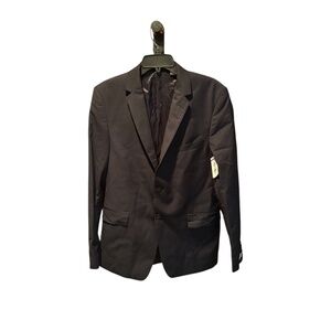 Tiger of Sweden Men's Wool Pinstripe Suit Jacket Navy Size 42 NWOT